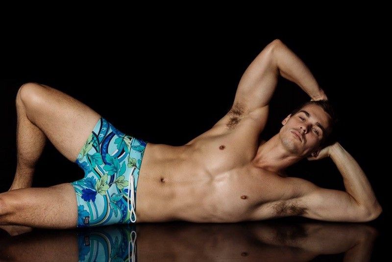Australian men in designer swimwear