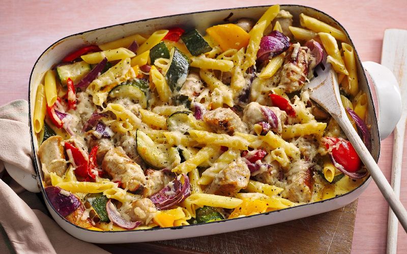 Sausage. Pasta. Bake.