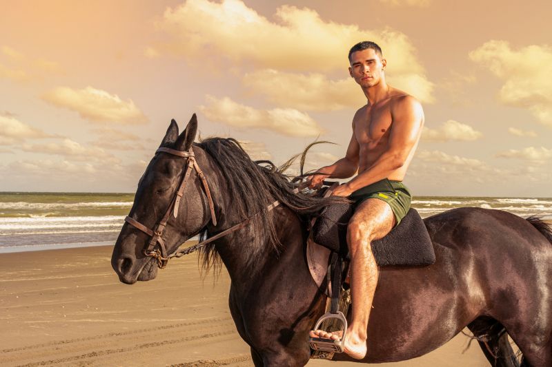 Swimwear alert: Modus Vivendi take inspiration from coastal horserides