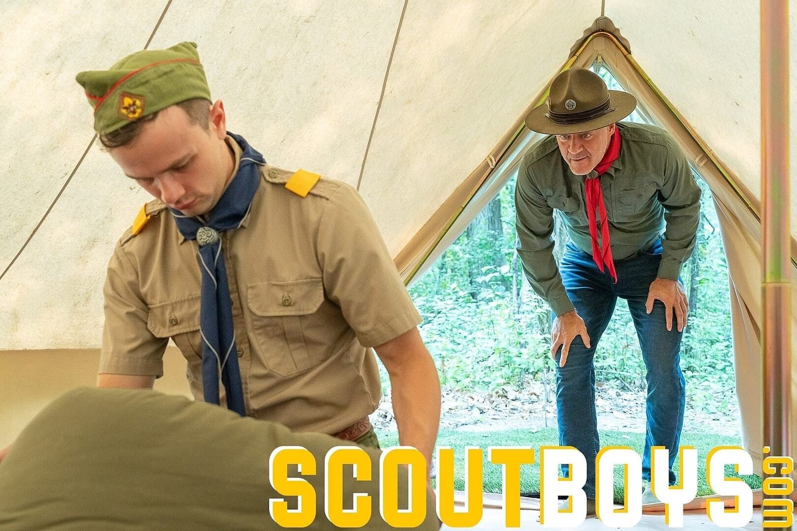 Scout Boys - doing their duty.
