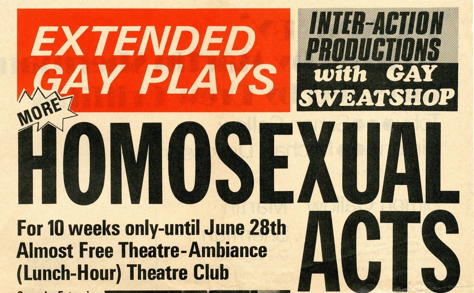 What's on in London: Radical Rediscovery - Homosexual Acts and Beyond