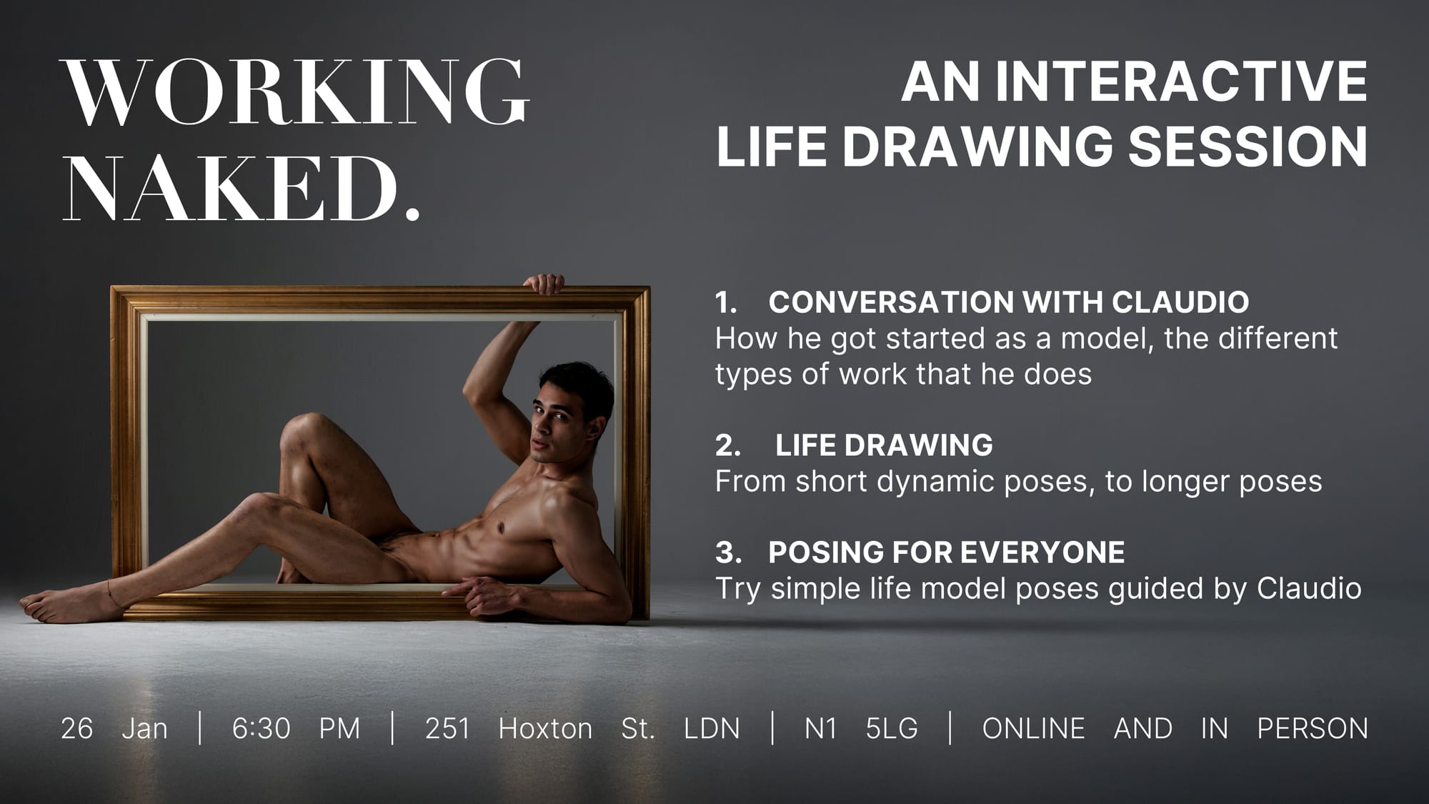 Ready to join a naked life drawing class?