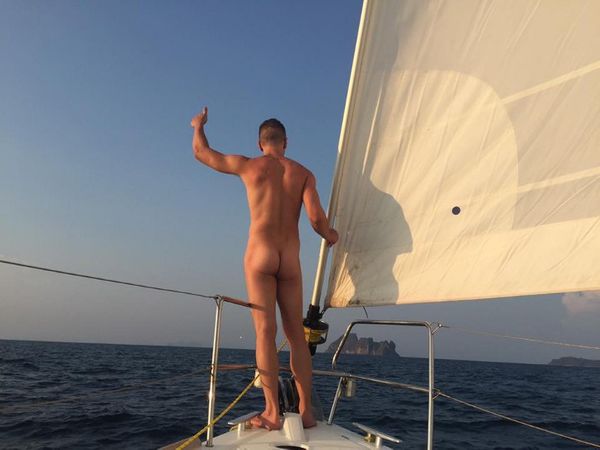 Saltyboys invite you to join them for some naked sailing