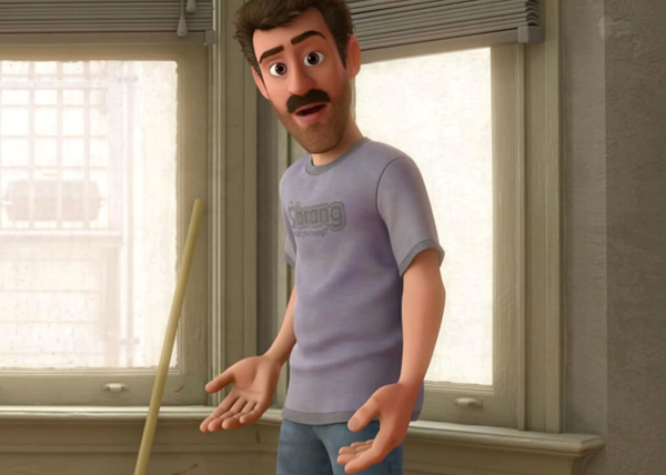 The man with the moustache