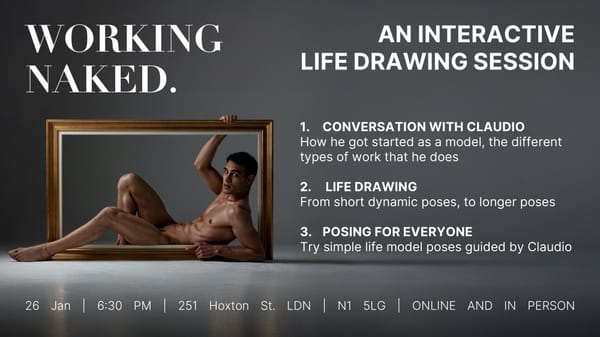 Ready to join a naked life drawing class?